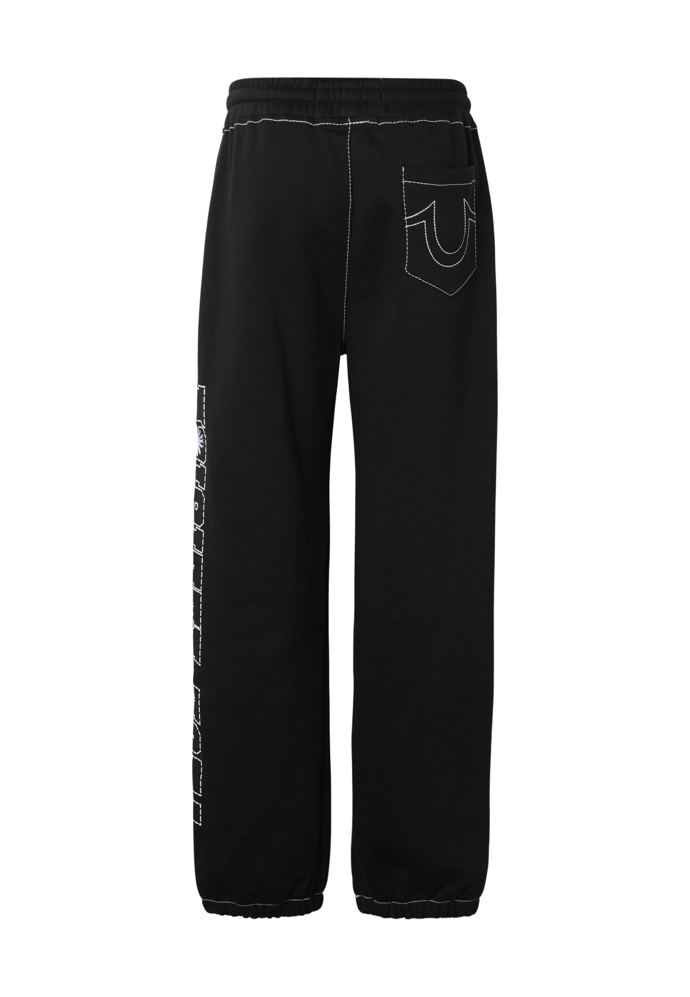 True Religion Regular Broek in Zwart
