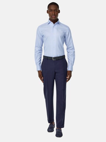 Coupe regular Chemise Boggi Milano en bleu