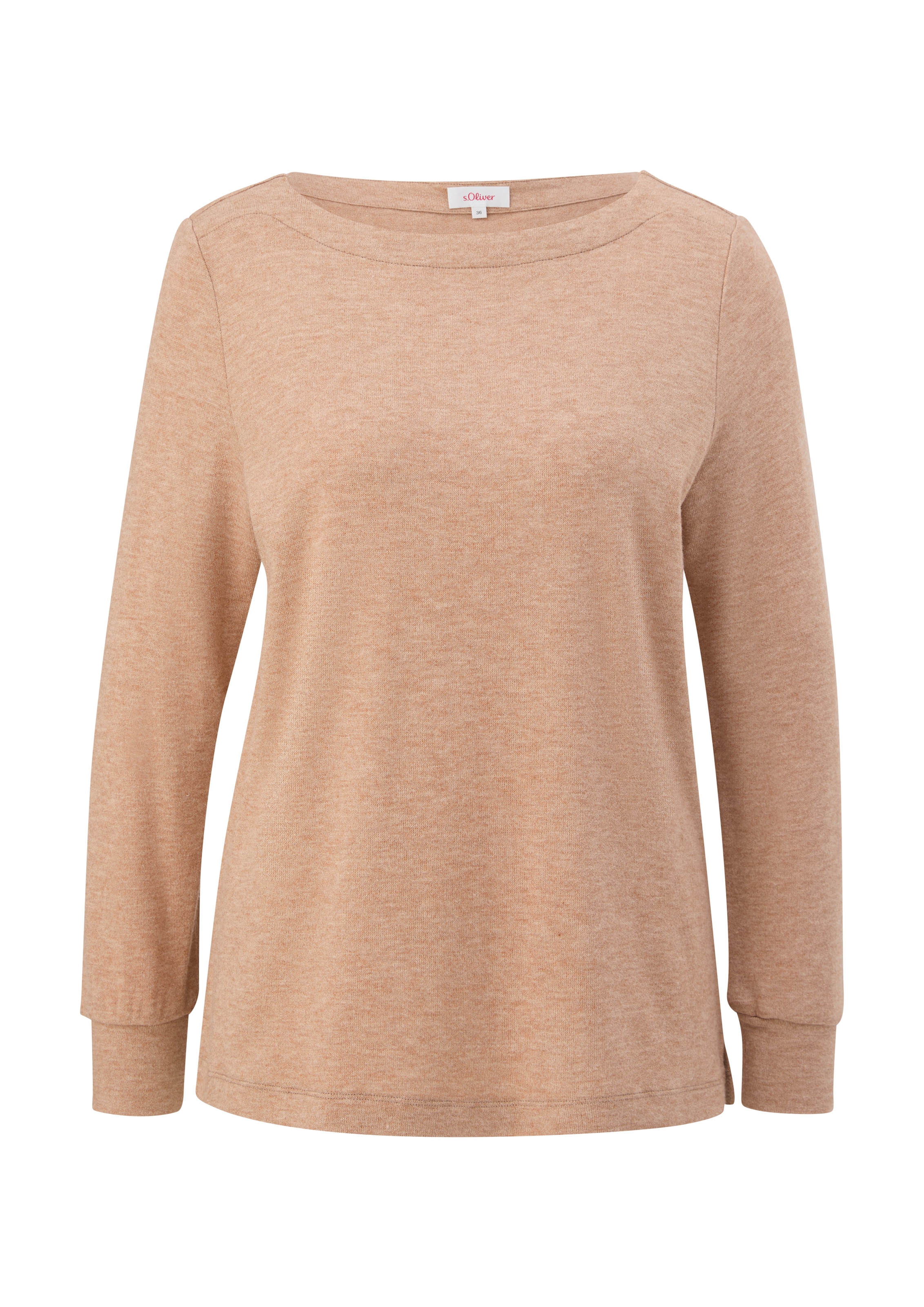 s.Oliver Shirt in Beige: Vorderseite
