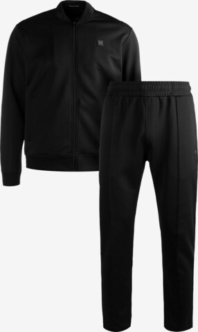 Weekend Offender Tracksuit in Black: front