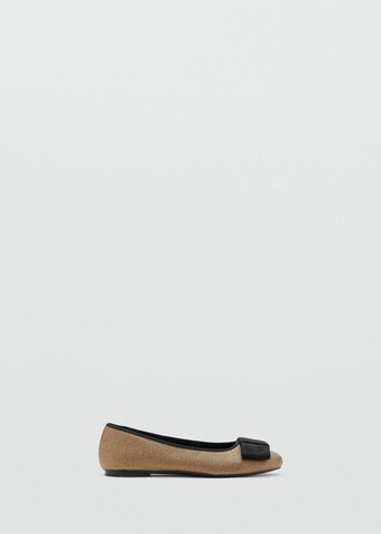 MANGO KIDS Ballet Flats 'Yas' in Gold