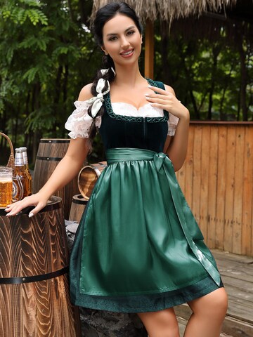 Yesfashion Dirndl in Green