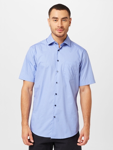 Regular fit Camicia di SEIDENSTICKER in blu: frontale