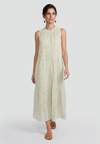 Robe 'Modern' Usha en vert : devant