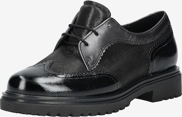 GABOR Veterschoen in Zwart: voorkant