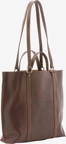 Sac bandoulière Viola Castellani en marron : devant