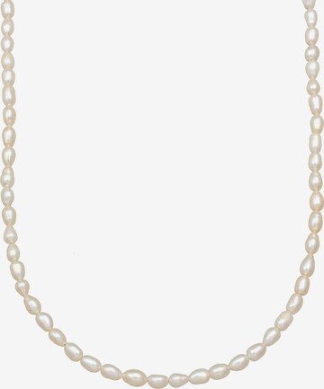 KUZZOI Necklace in White: front