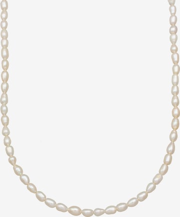 KUZZOI Necklace in White: front