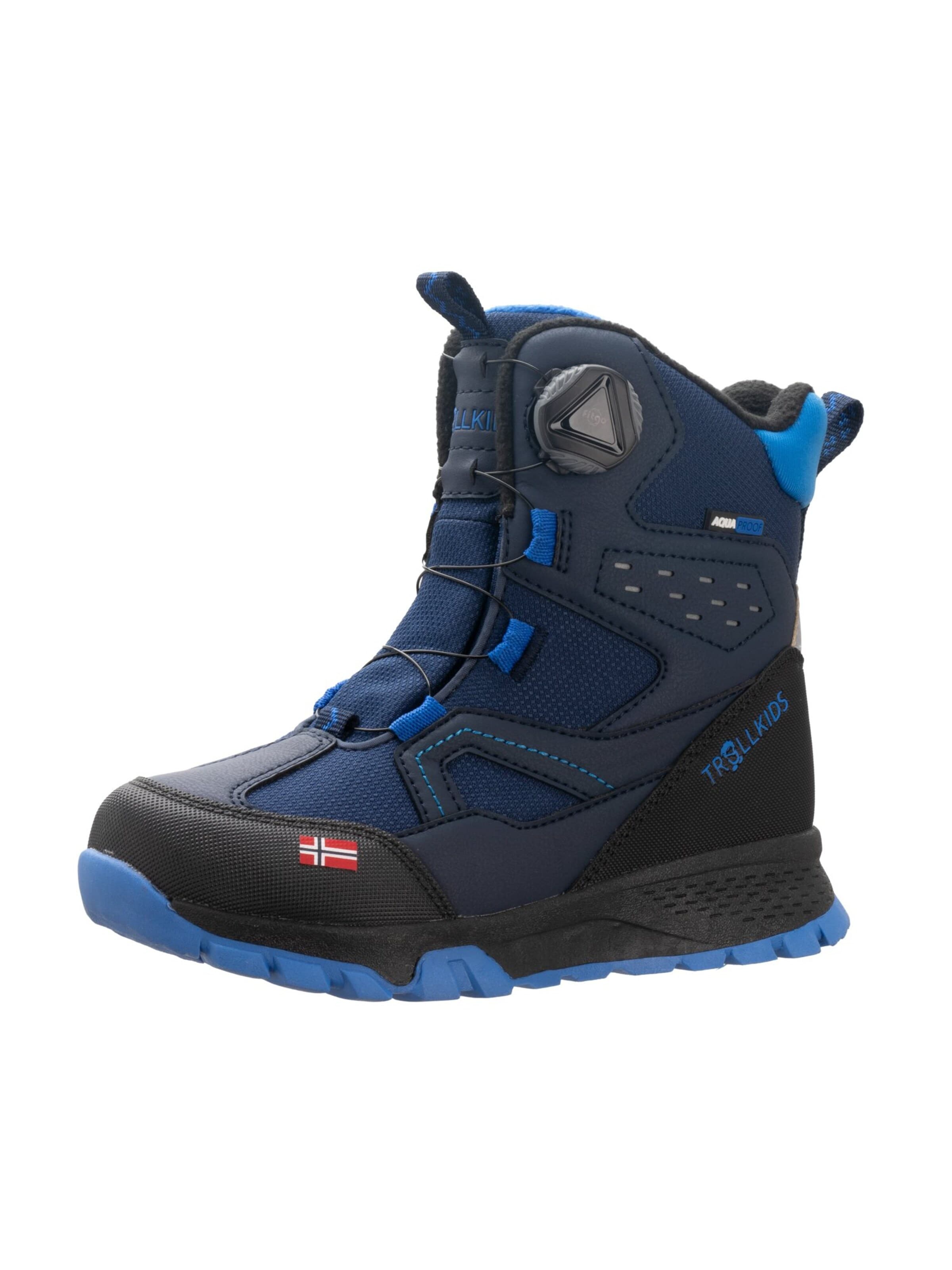 Boots TROLLKIDS en bleu : devant