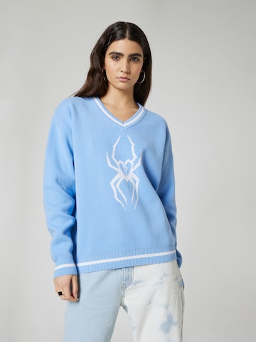 About You x Nils Kuesel Sweatshirt 'Elia' in Blau