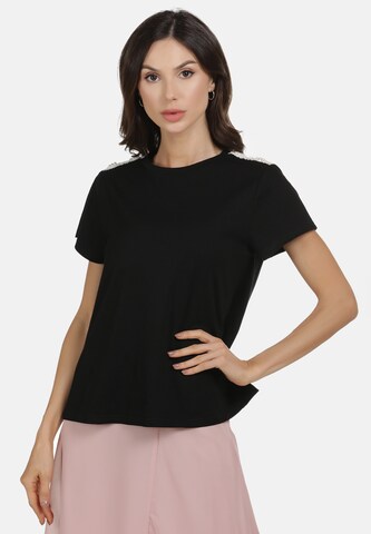 faina Shirt in Black: front