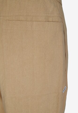 Cleptomanicx Regular Pants 'Steezy Linen' in Beige
