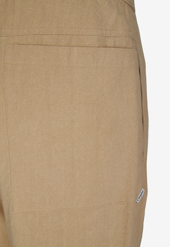 Cleptomanicx Regular Pants 'Steezy Linen' in Beige