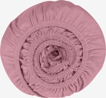 SCHIESSER Feinbiber-Spannbettlaken 'Finni' in Rot: Vorderseite