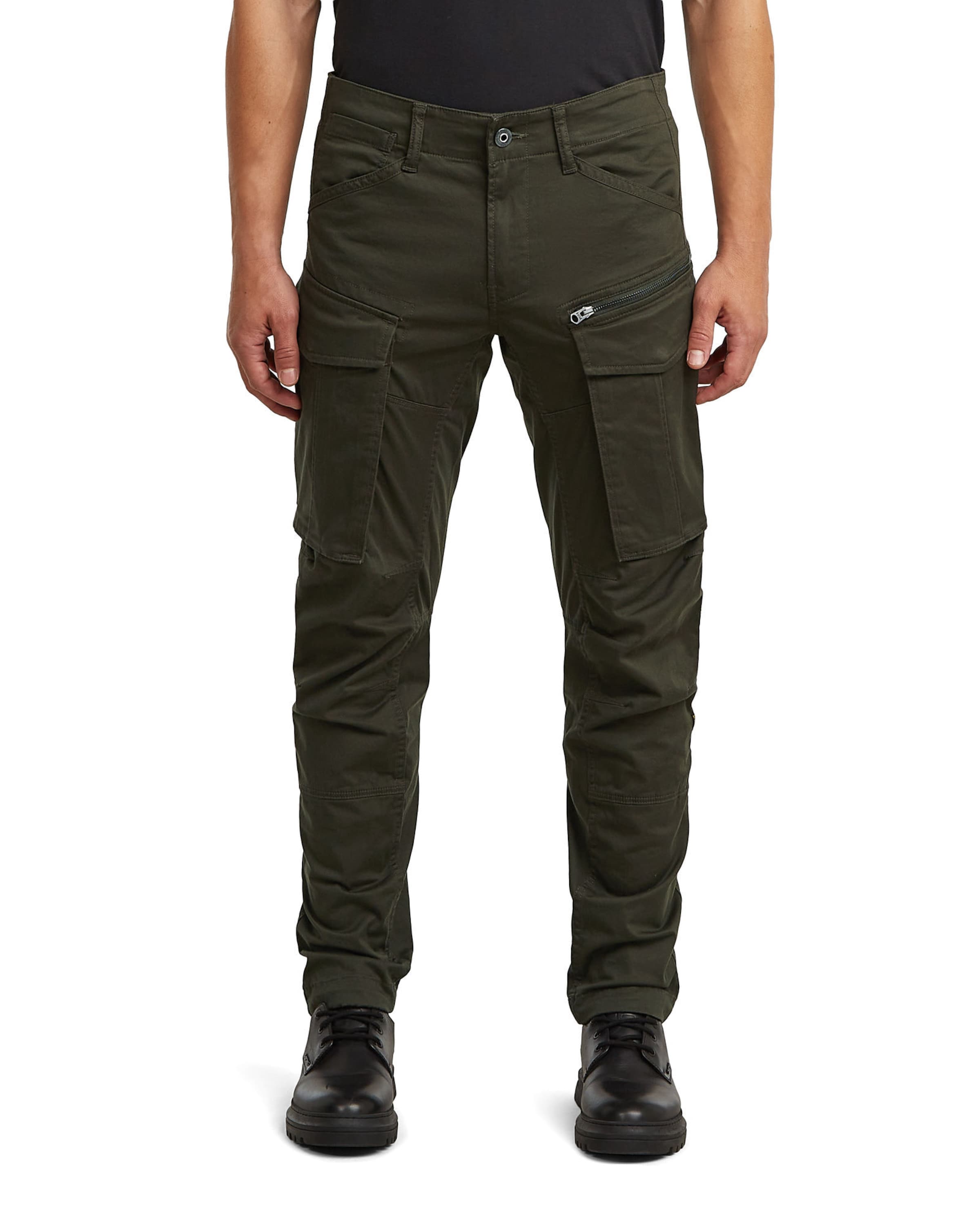 Effilé Pantalon cargo G-STAR en gris : devant