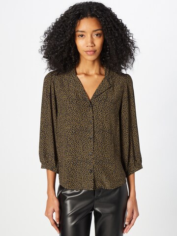 MSCH COPENHAGEN Blouse 'Galiena Morocco' in Zwart: voorkant