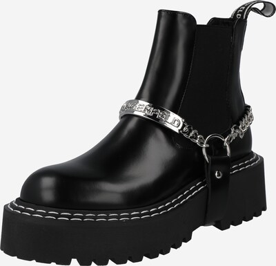 Karl Lagerfeld Boot 'PATROL II' i svart / silver, Produktvy