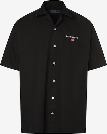 Coupe regular Chemise Polo Ralph Lauren en noir : devant