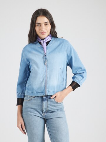 COMMA Tussenjas in Blauw: voorkant