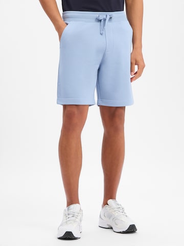 Regular Pantalon Nils Sundström en bleu : devant