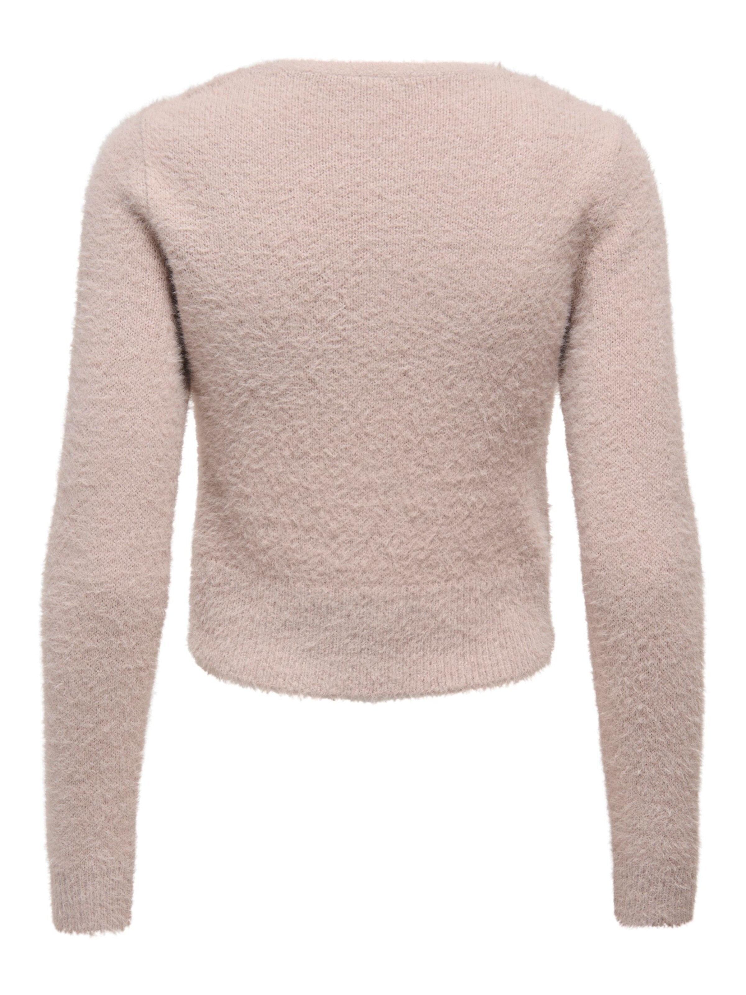 ONLY Gebreid vest 'ONLKerry' in Roze