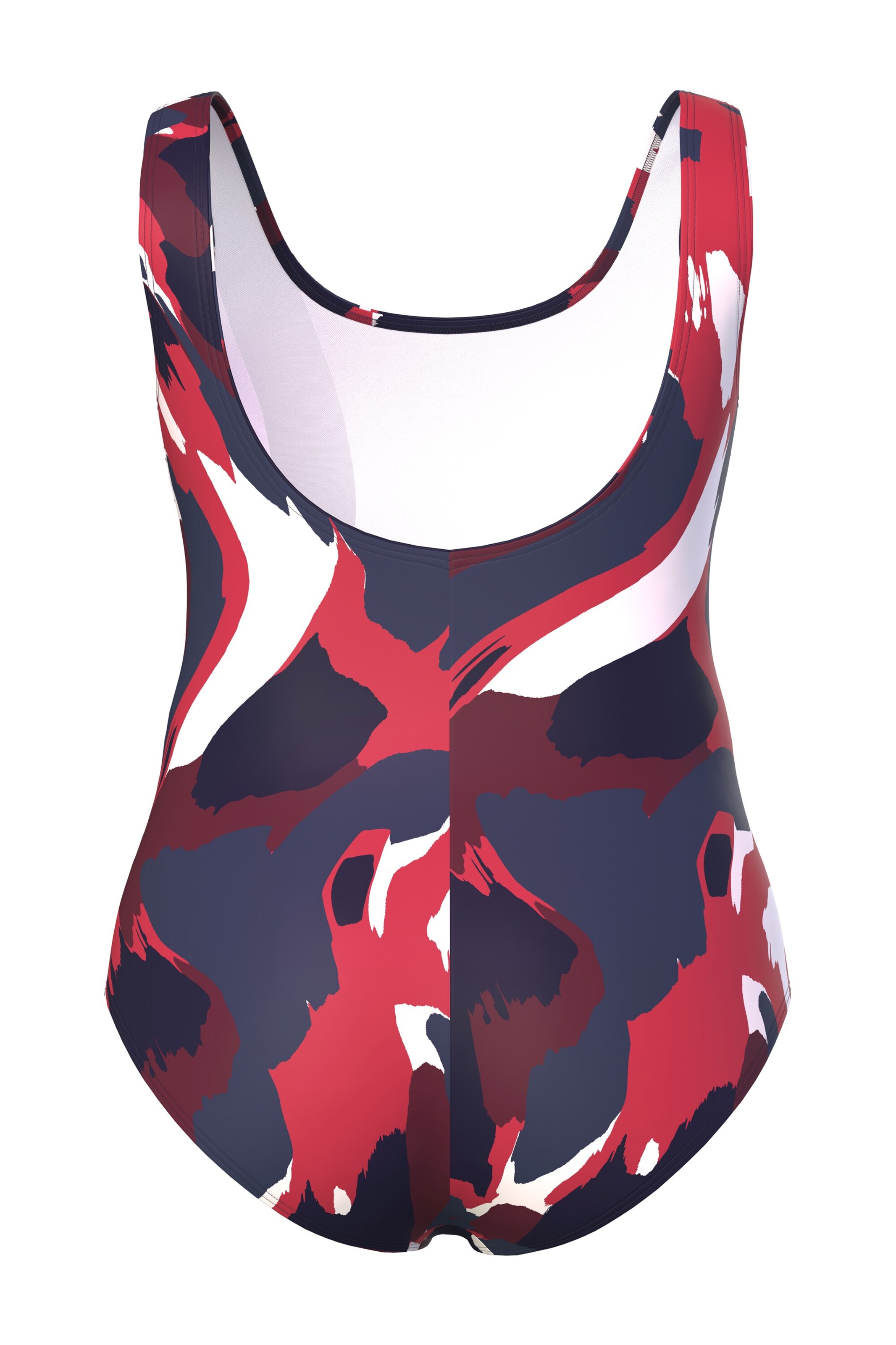 Ulla Popken Bustier Badeanzug in Blau