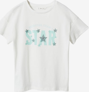 MANGO KIDS Shirt in White: front