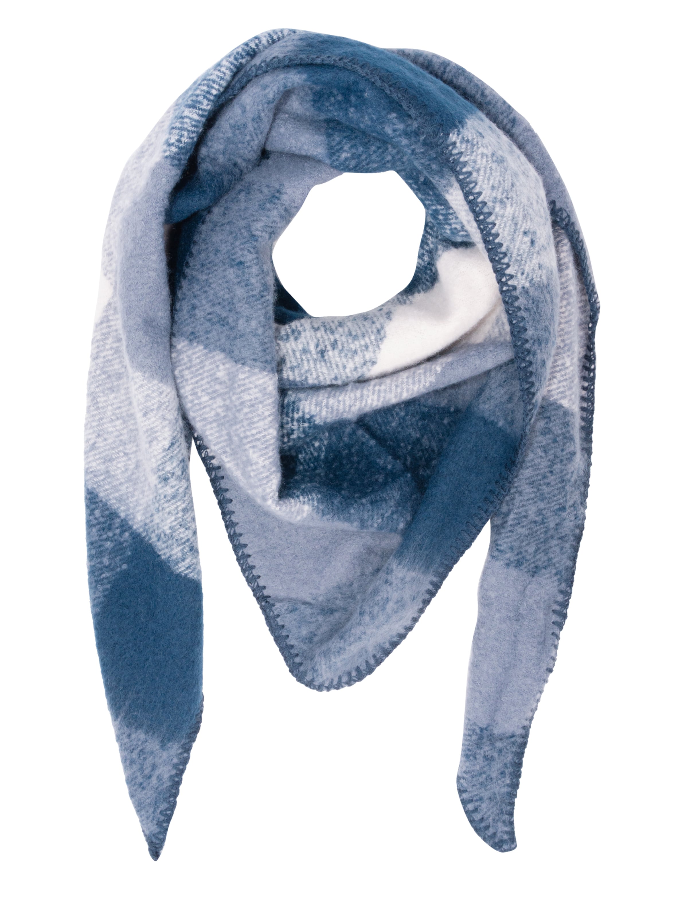 Seasons of April Schal 'Greta' in Blau: Vorderseite