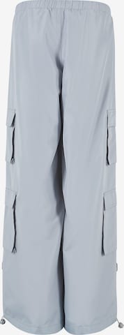 Urban Classics - Perna larga Calças cargo em cinzento