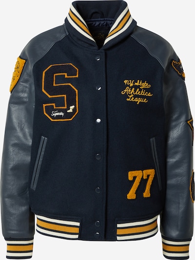 Superdry Between-season jacket in Navy / Orange / White, Item view