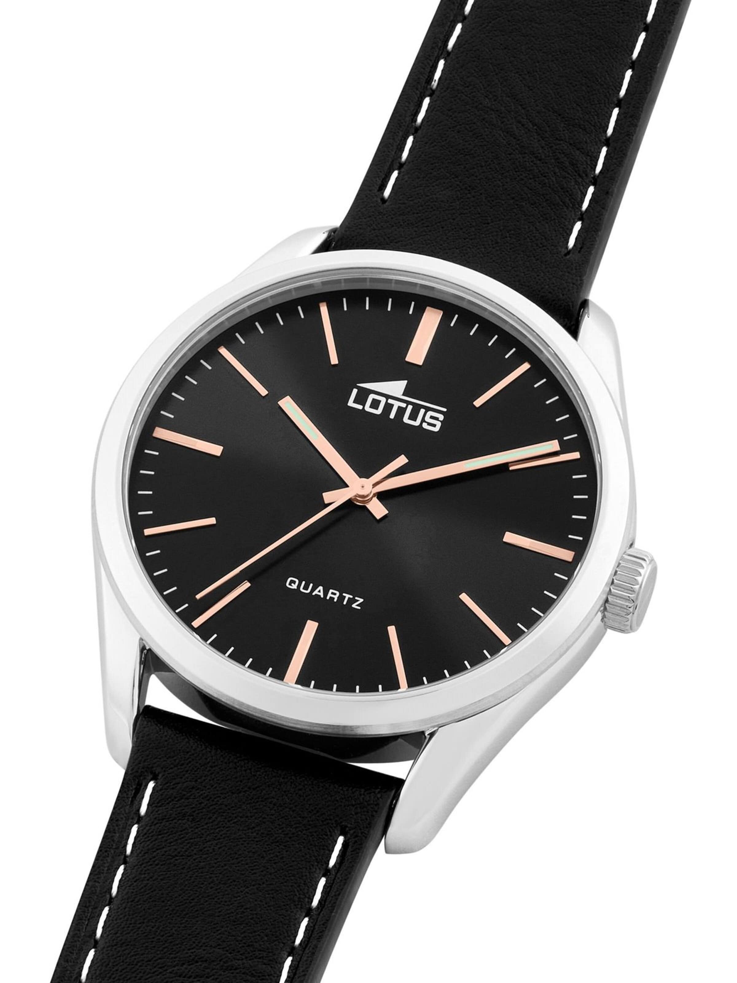 Lotus Analoog horloge 'Watch Minimalist For Him' in Zwart