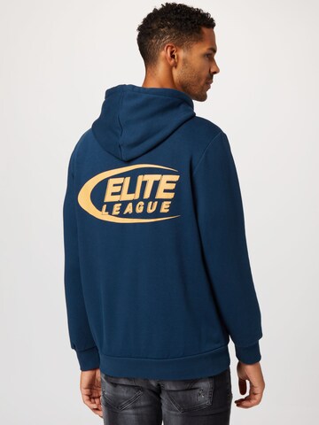 JACK & JONES Sweatshirt 'ELITE' i blå