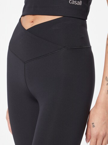 Skinny Pantalon de sport Casall en noir