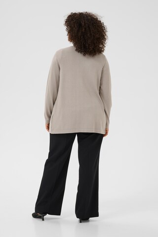 KAFFE CURVE Knit cardigan 'KA Farsia' in Grey
