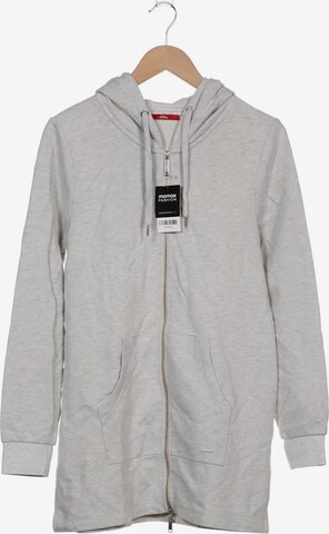 s.Oliver Sweatshirt & Zip-Up Hoodie in M in Grey: front