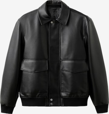 MANGO MAN Between-Season Jacket 'Ely' in Black: front