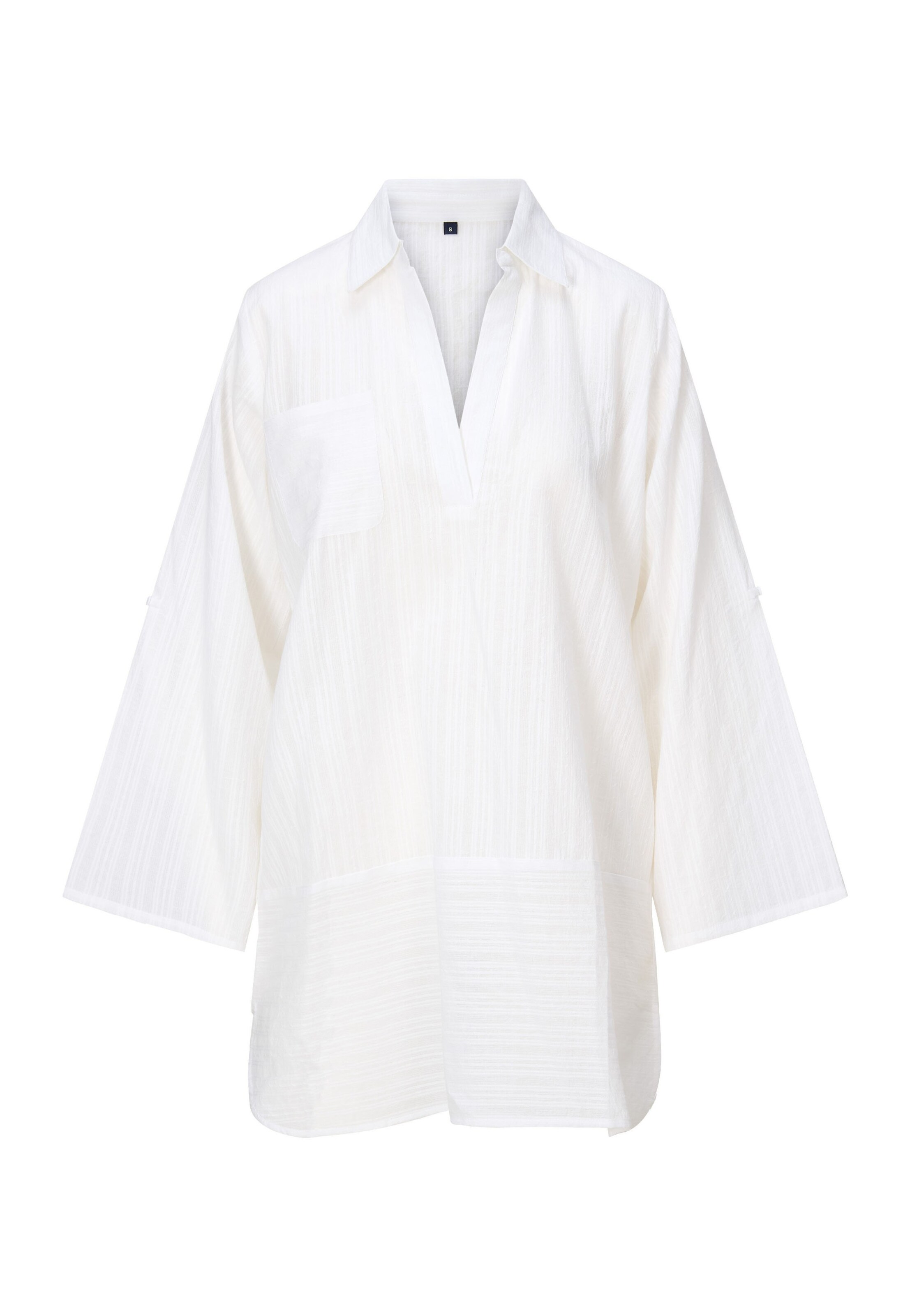 LingaDore Pajama shirt in White: front