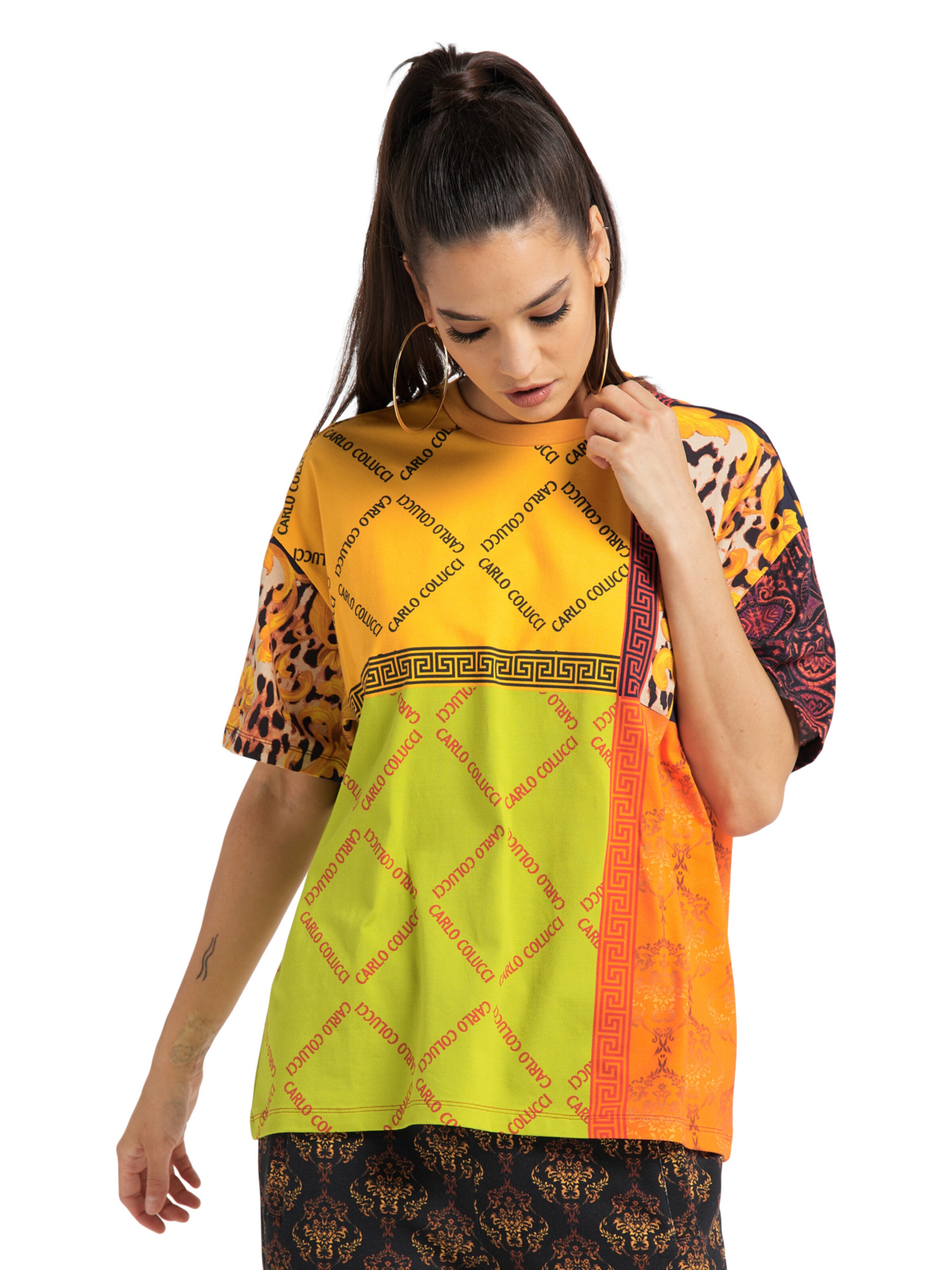 Carlo Colucci Shirt 'Caprio' in Mixed colours: front