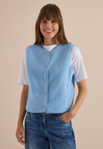 CECIL Vest in Blue: front
