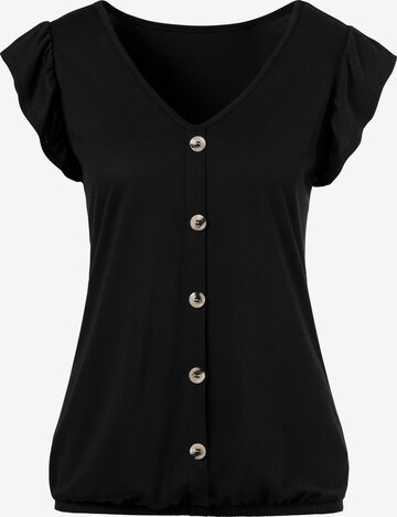LASCANA Koszulka w kolorze czarny: przód
