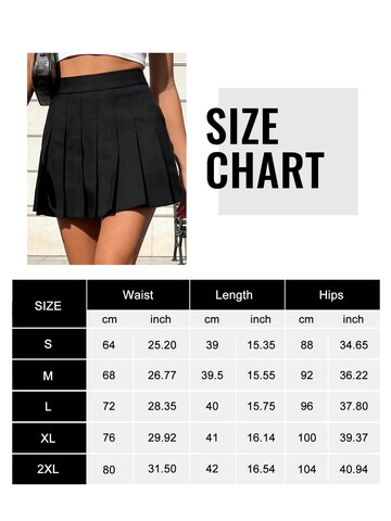 MEETWEE Rok 'pleated skirt' in Zwart
