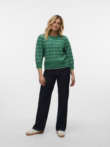 VERO MODA Trui 'VMNewleonor' in Groen