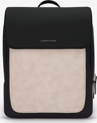 Kapten & Son Backpack 'Tromso Cream Black' in Cream / Black, Item view