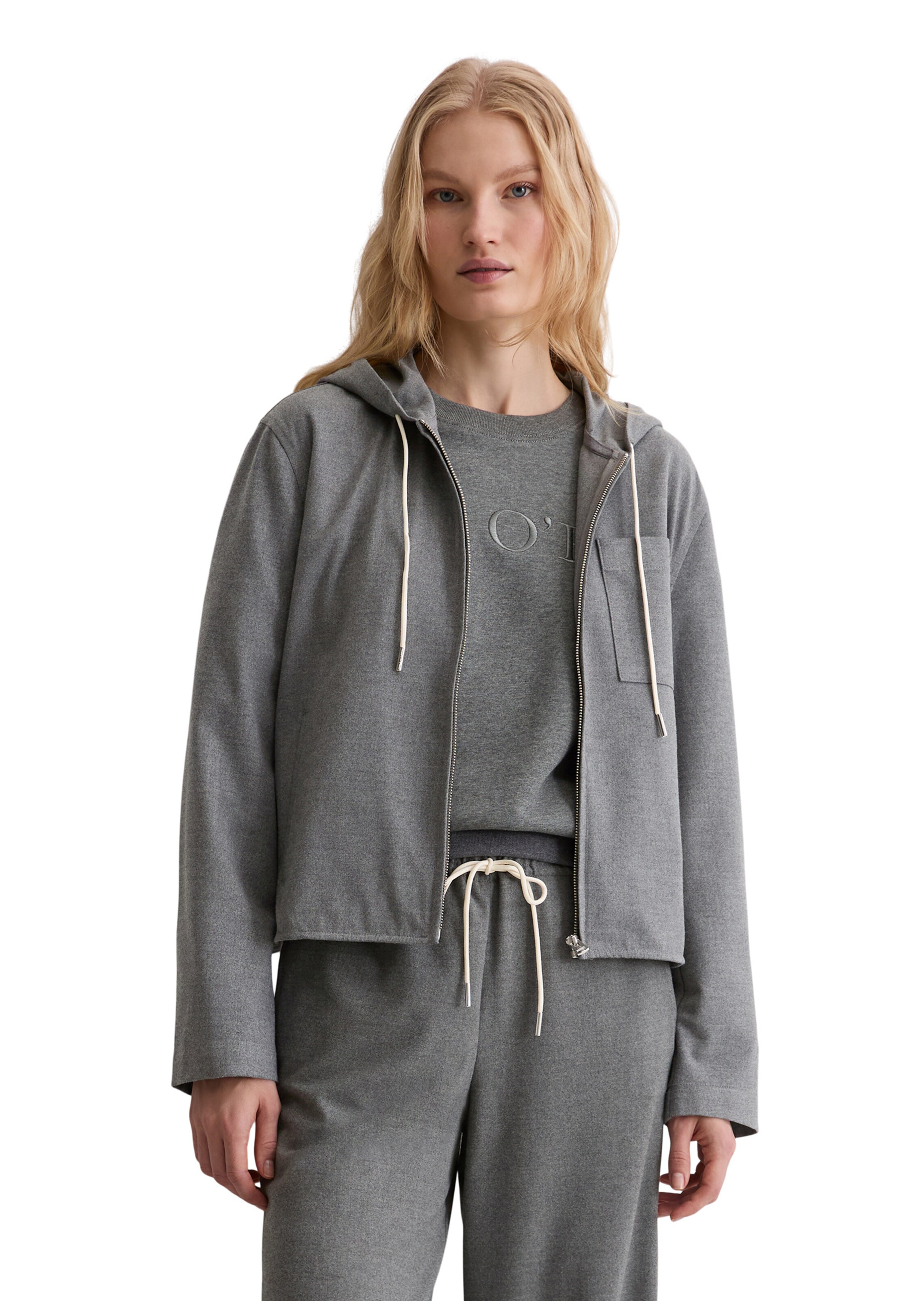 Marc O'Polo Tussenjas in Grijs: voorkant