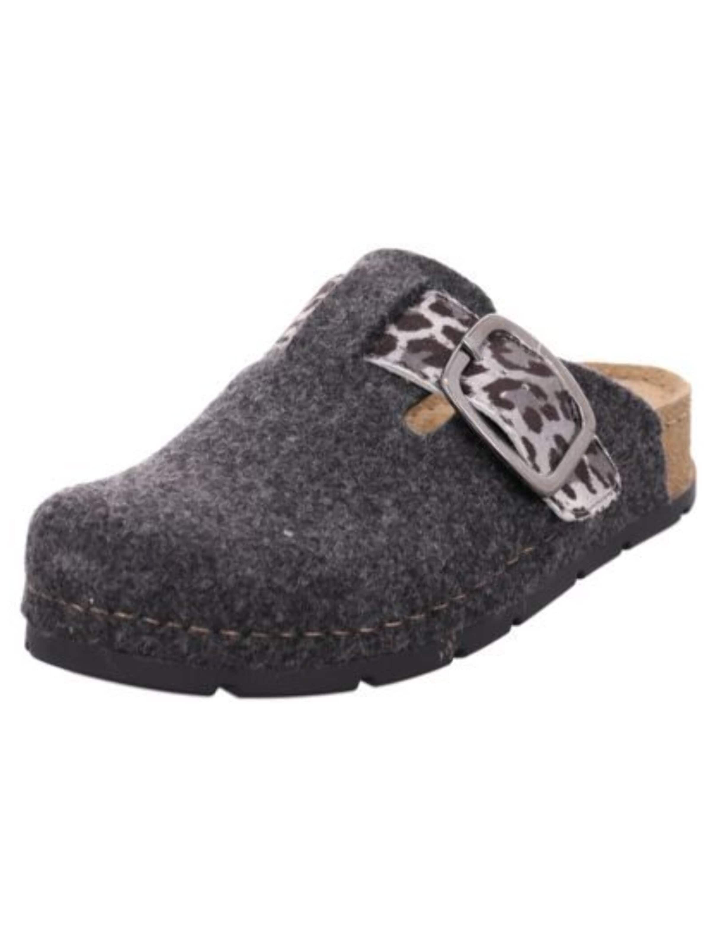 Pantoufle ROHDE en gris : devant