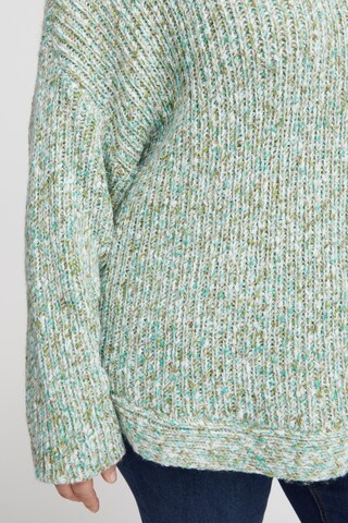 Pullover 'Spotta' di Fransa Curve in verde