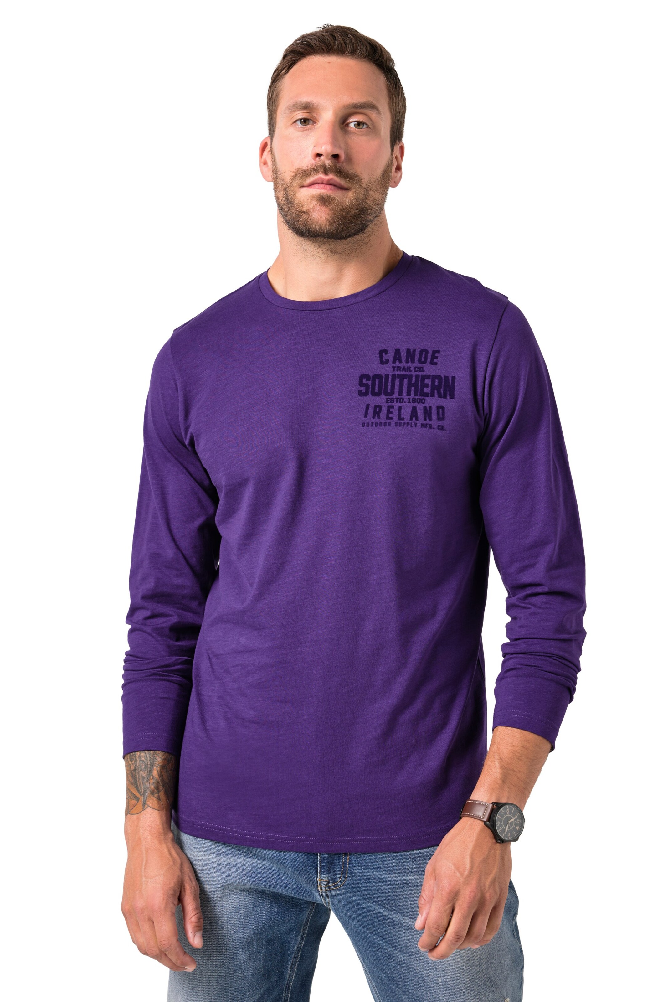 JP1880 Shirt in Gemengde kleuren: voorkant