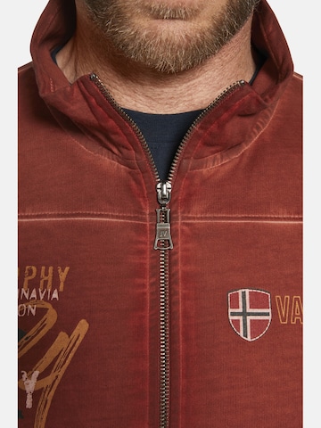 Jan Vanderstorm Sweatjacke in Rot