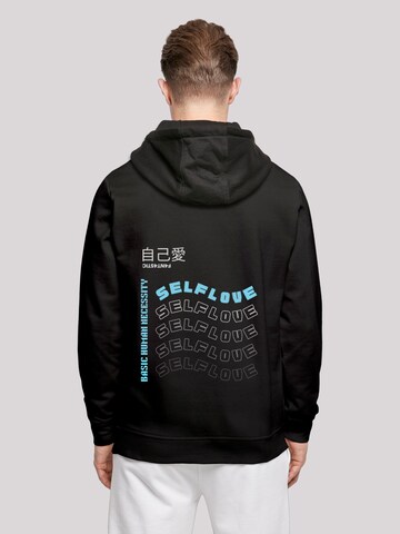 F4NT4STIC Sweatshirt 'Self Love Back' in Schwarz