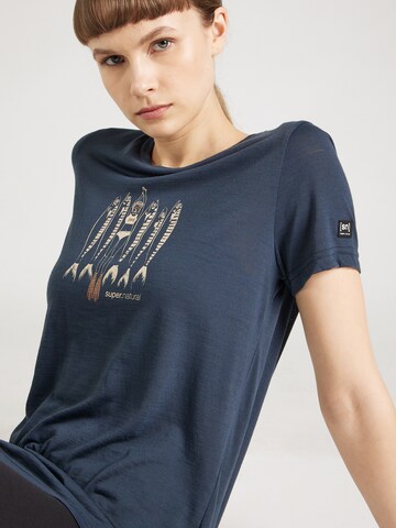 super.natural Functioneel shirt 'COPPER SARDINE' in Blauw